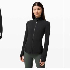 LULULEMON NULU FOLD ZIP JACKET BLACK